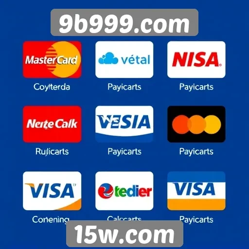 Variedade de opções de pagamento no 9b999.com